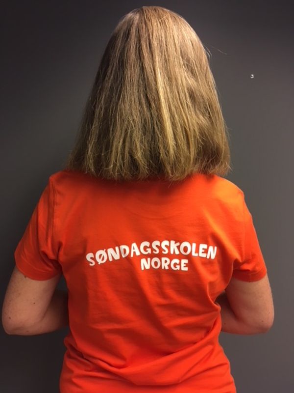 T-skjorte Dame oransje
