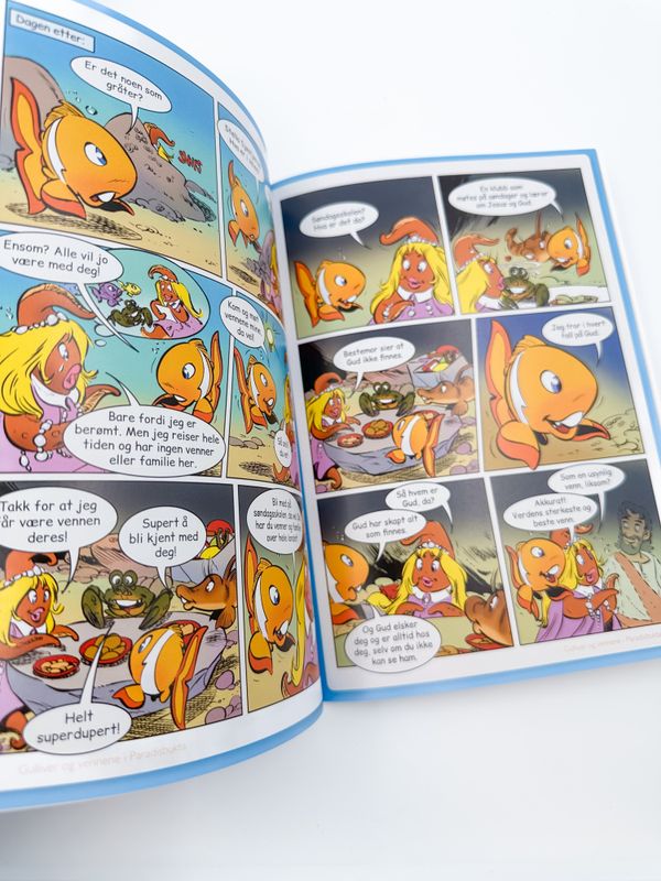 Bok Gulliver og vennene i Paradisbukta!