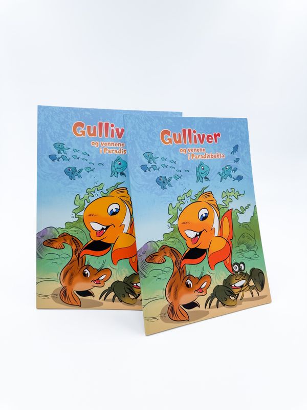 Bok Gulliver og vennene i Paradisbukta!