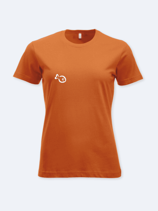 T-skjorte Dame oransje